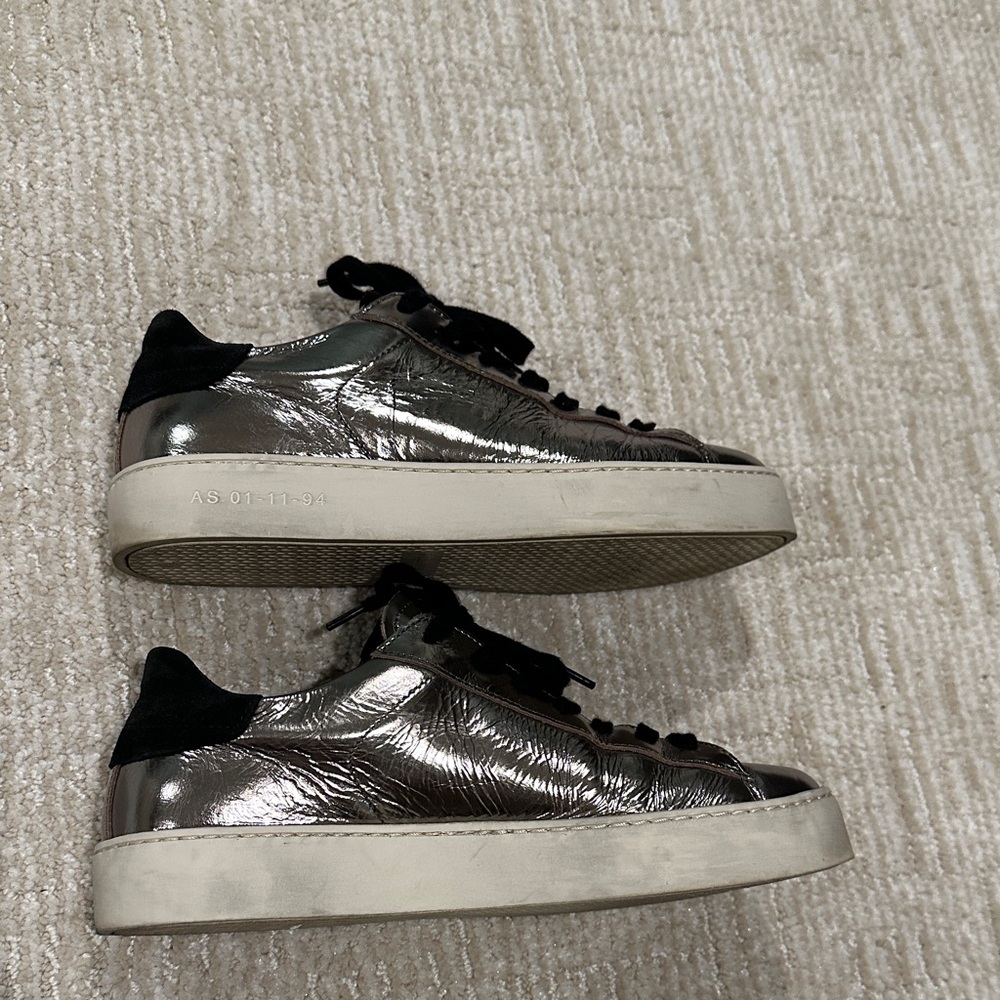 All Saints Silver Sneakers - Picture 6 of 6